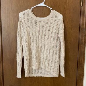Cream sweater